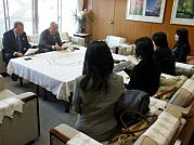 Courtesy Visit to Karuizawa Town Mayor
