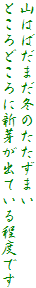 R͂΂܂~̂܂
ƂǂɐV肪oĂxł