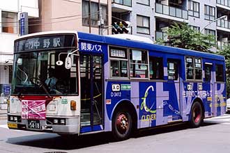 〔Ｄ３４１２〕　日産ディーゼルＵ－ＵＡ４４０ＨＳＮ（１９９０年）