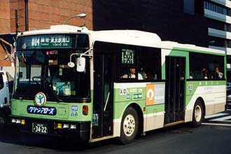 〔Ｌ－Ｓ２６２〕　日産ディーゼルＰ－ＵＡ３３Ｋ（１９８８年）