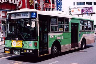 〔Ｆ－Ｃ１６６〕　日産ディーゼルＫＣ－ＵＡ４６０ＨＡＮ（１９９７年）