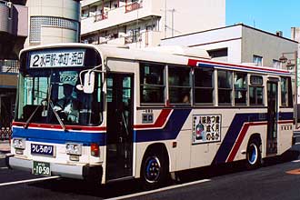 〔水戸２２あ１０５０〕　日産ディーゼルＰ－ＲＭ８１Ｇ（１９８７年）