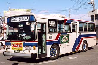 〔水戸２２あ２０３３〕　日産ディーゼルＰ－Ｕ３２Ｋ（１９８７年）