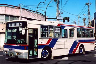 〔水戸２００か６８〕　日産ディーゼルＰ－Ｕ３３Ｌ（１９９０年）