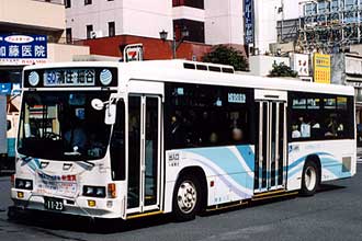 〔栃木２２う１１２３〕　いすゞＫＣ－ＬＶ２８０Ｎ（１９９８年）