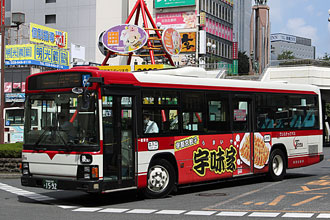 〔宇都宮２００か１５９２〕　いすゞＫＬ－ＬＶ２８０Ｎ１（２００４年）