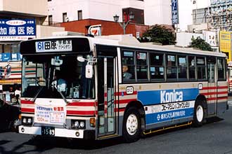 〔栃２２あ１５８９〕　日野Ｐ－ＨＴ２３３ＢＡ（１９８６年）