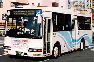 〔宇都宮２００か２８７〕　三菱ふそうＫＫ－ＭＫ２５ＨＪ（２００２年）