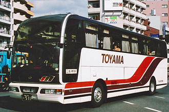 〔富山２３０あ５１１〕　日産ディーゼルＫＣ－ＲＡ５５０ＲＢＮ（１９９９年）