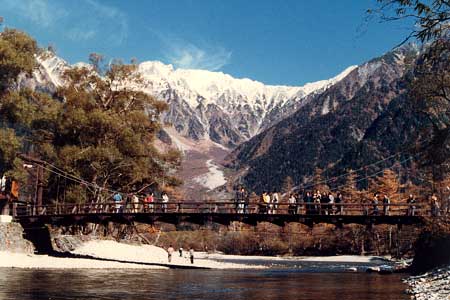 上高地　梓川･河童橋・岳沢、そして奥穂高岳