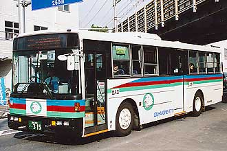 〔湘南２００か３１５〕　日産ディーゼルＵ－ＵＡ４４０ＬＳＮ（１９９２年）