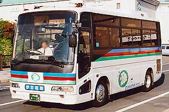 〔伊豆２００あ１５〕　三菱ふそうＫＣ－ＭＪ６２９Ｆ（１９９６年）