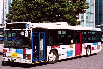 〔静岡２００か１９３〕　いすゞＫＬ－ＬＶ２８０Ｎ（２００２年）