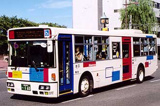 〔静岡２００か１６０〕　日産ディーゼルＫＬ－ＪＰ２５２ＮＡＮ（２００２年）