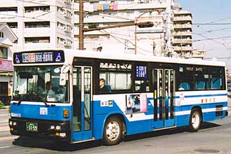 〔熊本２２か３１５９〕　いすゞＫＣ－ＬＶ２８０Ｎ（１９９７年）