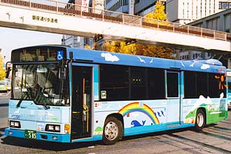 〔熊本２００か５８５〕　日野ＢＤＧ－ＨＲ７ＪＰＢＥ（２００８年）