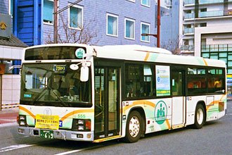 〔１２－５５５〕　いすゞＫＬ－ＬＶ２８０Ｌ１（２００１年）