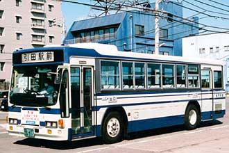 〔徳島２２き５１５〕　いすゞＫＣ－ＬＶ２８０Ｌ（１９９９年）