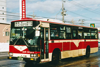 〔藻ふ９１－２４〕　三菱ふそうＵ－ＭＰ６１８Ｎ（１９９１年）