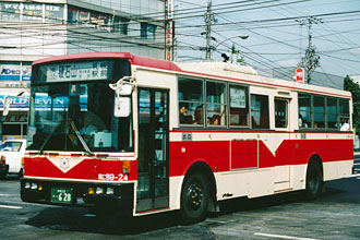 〔藻に８９－２４〕　日産ディーゼルＰ－ＵＡ３３Ｎ（１９８９年）