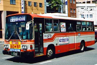 〔高２２か９５５〕　日産ディーゼルＰ－ＲＭ８１Ｇ（１９８７年）