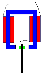 top view of monaural cartridge(MM)