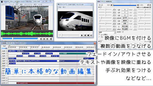 ムービー 動画編集ソフト Aviutl