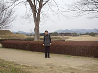 24日・西都原古墳にて