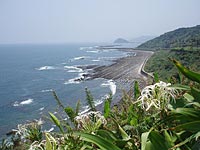 宮崎・フェニックスドライブイン道の駅前から撮った日南海岸