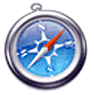 Safari：Apple純正、Macintosh専用の高速ブラウザ。