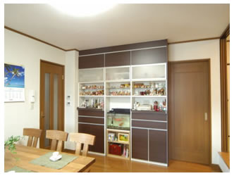 システム収納でスッキリ