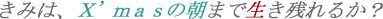 ݂́AX'mas̒܂Őc邩H