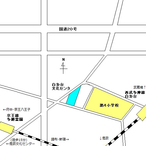 �����䕶���Z���^�[�̒n�}