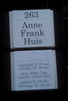 アンネ・ハウスの標識