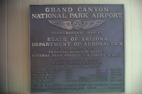 グランドキャニオン空港の標識