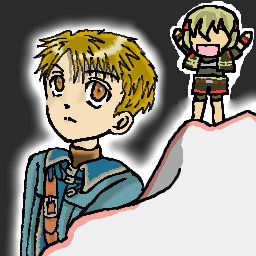 後ろの人の絵、手抜きすぎ