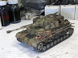 グンゼ産業 ハイテックモデル Ⅳ号戦車 G型 PANZERKAMPFWAGEN Ⅳ-