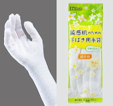 敏感肌のための下ばき用手袋