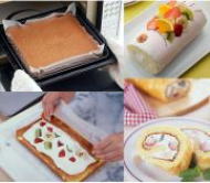 お手入れ簡単ロールケーキ型