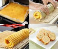 お手入れ簡単ロールケーキ型