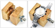 時計工具　木製保持器