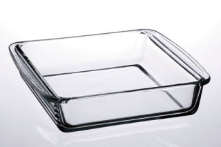 iwaki　耐熱ガラス製ケーキ焼き皿（角型）