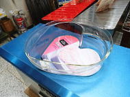 iwaki　耐熱ガラス製ハート型ケーキモールド