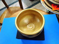 409-32　黄瀬戸　抹茶碗