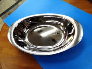 IKD　18－8ステンカレー皿（丸）