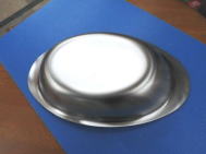 IKD　18－8ステンカレー皿（丸）