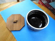 ゆづ天目潮騒　飯器