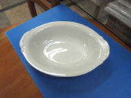 白玉渕　耳付き9寸ベーカー