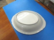 白玉渕　耳付き9寸ベーカー