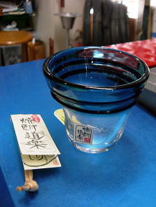 焼酎道楽　ロックグラス（藍）